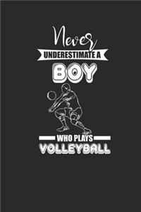 Never Underestimate A Boy Who Plays Volleyball