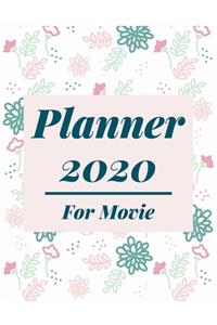 Planner 2020 movie lover