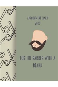 Appointment Diary 2020 For the barber with a beard