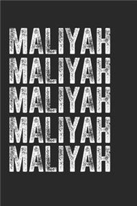 Name MALIYAH Journal Customized Gift For MALIYAH A beautiful personalized