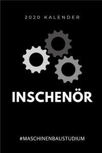2020 Kalender Inschenör #maschinenbaustudium