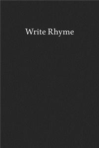 Write Rhyme