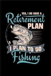 Yes, I do have a Retirement Plan I Plan To Go Fishing