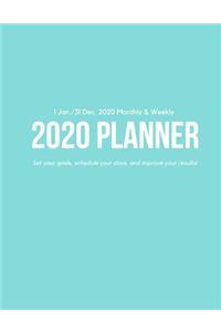 Weekly & Monthly 2020 Planner