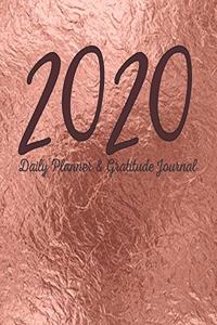 2020 Daily Planner & Gratitude Journal