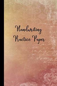 Handwriting Practice Paper