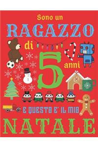 Sono un ragazzo di 5 anni e questo è il mio Natale