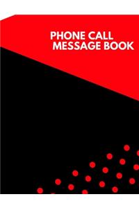 Phone Call Message Book
