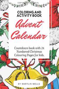 Advent Calendar Coloring and Activity Book