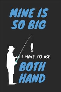 Mine is so big I have to use both hand