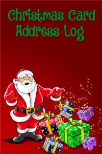 Christmas Card and Address Log