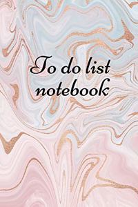 To do list Notebook