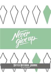 Dotted Notebook Journal / 8.5 x 11 / 110 Pages