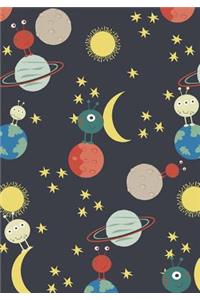 Outer Space Aliens Storybook Journal
