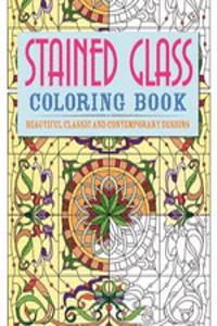 Stained Glass Colouring Book