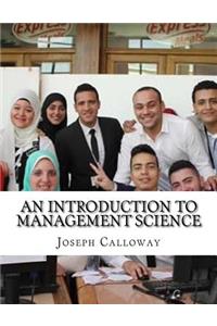 An Introduction to Management Science