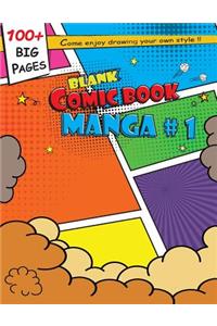 Blank Comic Book Manga 1