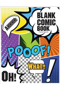 Blank Comic Book Panelbook