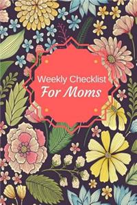 Weekly Checklist For Moms
