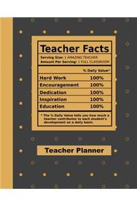 Teacher Facts Teacher Planner
