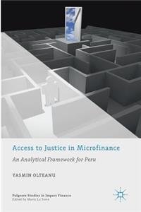 Access to Justice in Microfinance