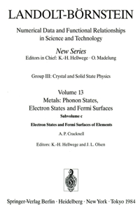 Electron States and Fermi Surfaces of Elements / Elektronenzustände Und Fermiflächen Von Elementen