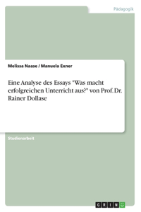 Eine Analyse des Essays 