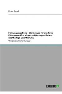 Führungsexzellenz - Startschuss für moderne Führungskräfte, situative Führungsstile und nachhaltige Orientierung