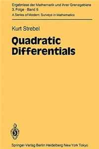 Quadratic Differentials