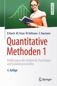 Quantitative Methoden 1: Einführung in Die Statistik Für Psychologen Und Sozialwissenschaftler