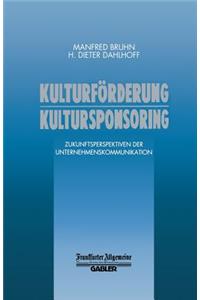 Kulturförderung Kultursponsoring