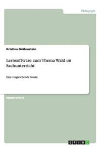 Lernsoftware zum Thema Wald im Sachunterricht