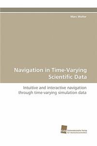 Navigation in Time-Varying Scientific Data