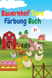 Bauernhof Tiere Färbung Buch