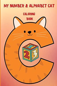 My Number and Alphabet Cat Coloring Book.