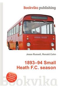 1893-94 Small Heath F.C. Season