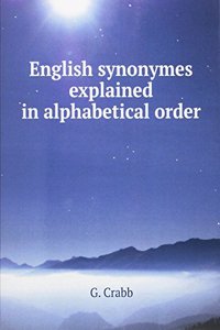English synonymes explained in alphabetical order
