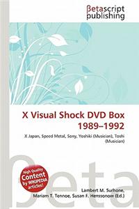 X Visual Shock DVD Box 1989-1992