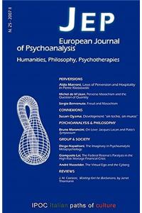 JEP European Journal of Psychoanalysis 25