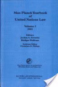 Max Planck Yearbook of United Nations Law, Volume 5 (2001)