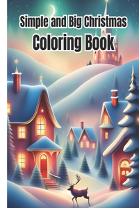 Simple and Big Christmas Coloring Book