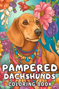 Pampered Dachshunds Coloring Book