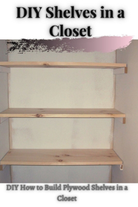 DIY Shelves іn а Closet