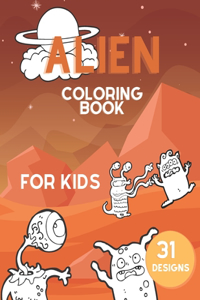 Alien Coloring Book For Kids