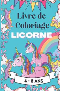 Livre de coloriage Licorne