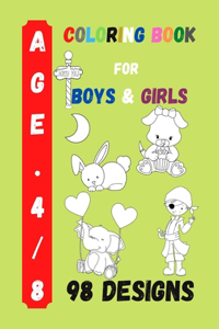 Coloring Book for Boys and Girls