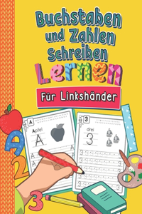Buchstaben und Zahlen Schreiben Für Linkshänder