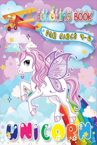 Unicorn Coloring Book for Girls 4-8