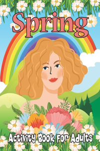 Spring Activity Book for Adults
