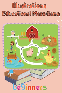 Illustrator Educational Maze Game beginners